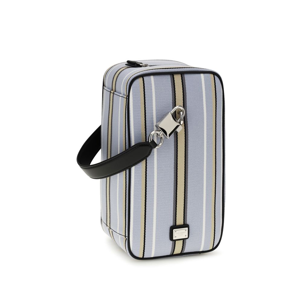 Dolce & Gabbana Handtasche aus blauer Baumwolle