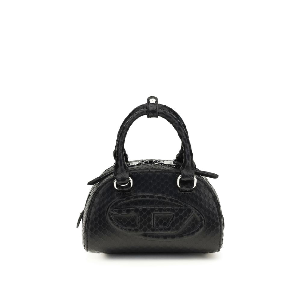 Sac à main Diesel en cuir de veau noir Bos Taurus