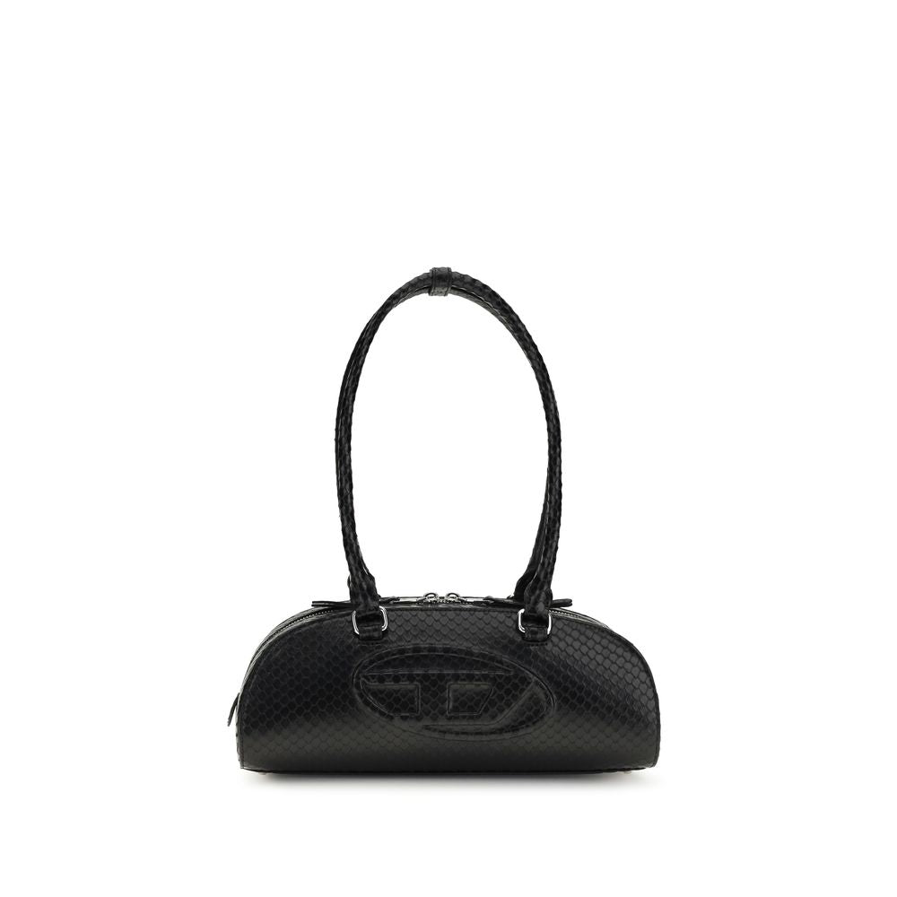 Sac à bandoulière Diesel en cuir de veau noir Bos Taurus