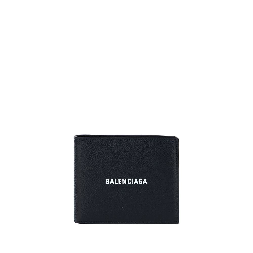 Balenciaga Brieftasche aus schwarzem Kalbsleder Bos Taurus