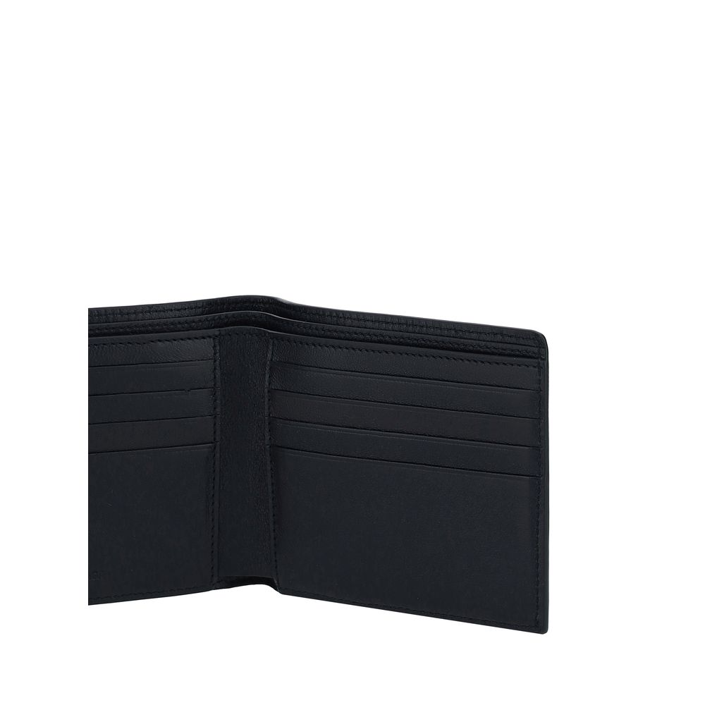 Balenciaga Brieftasche aus schwarzem Kalbsleder Bos Taurus
