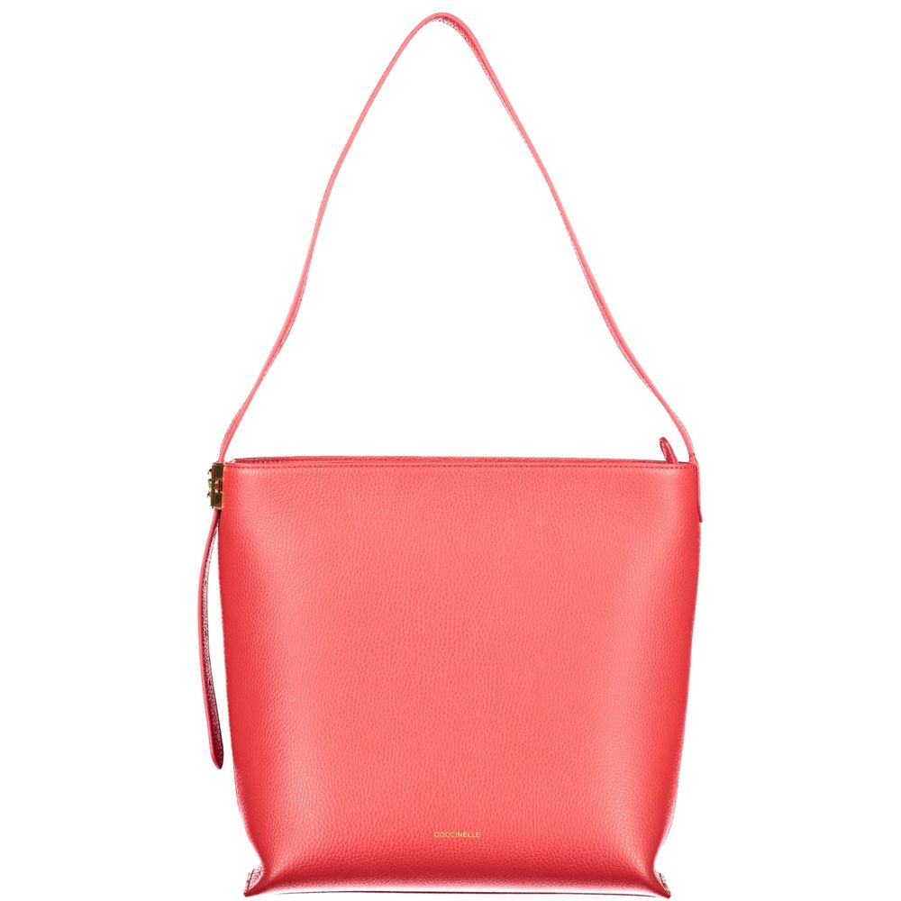 Sac à main en cuir rouge Coccinelle pour femme