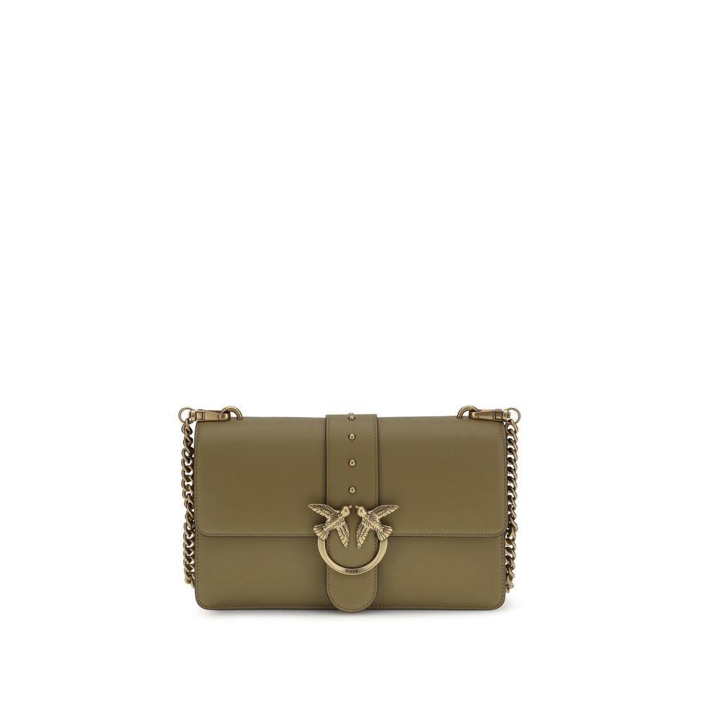 Sac porté épaule PINKO en cuir de veau bicolore