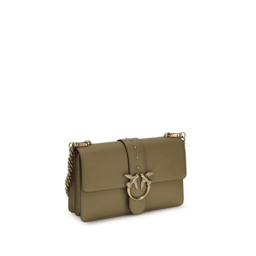 Sac porté épaule PINKO en cuir de veau bicolore