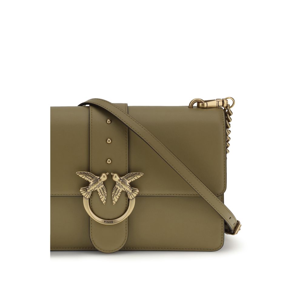 Sac porté épaule PINKO en cuir de veau bicolore