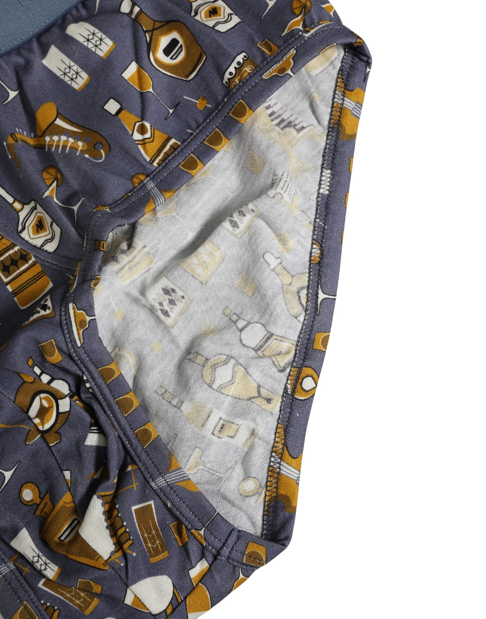 Dolce & Gabbana Graue Jazz Cocktail Herren Brando Slip Unterwäsche