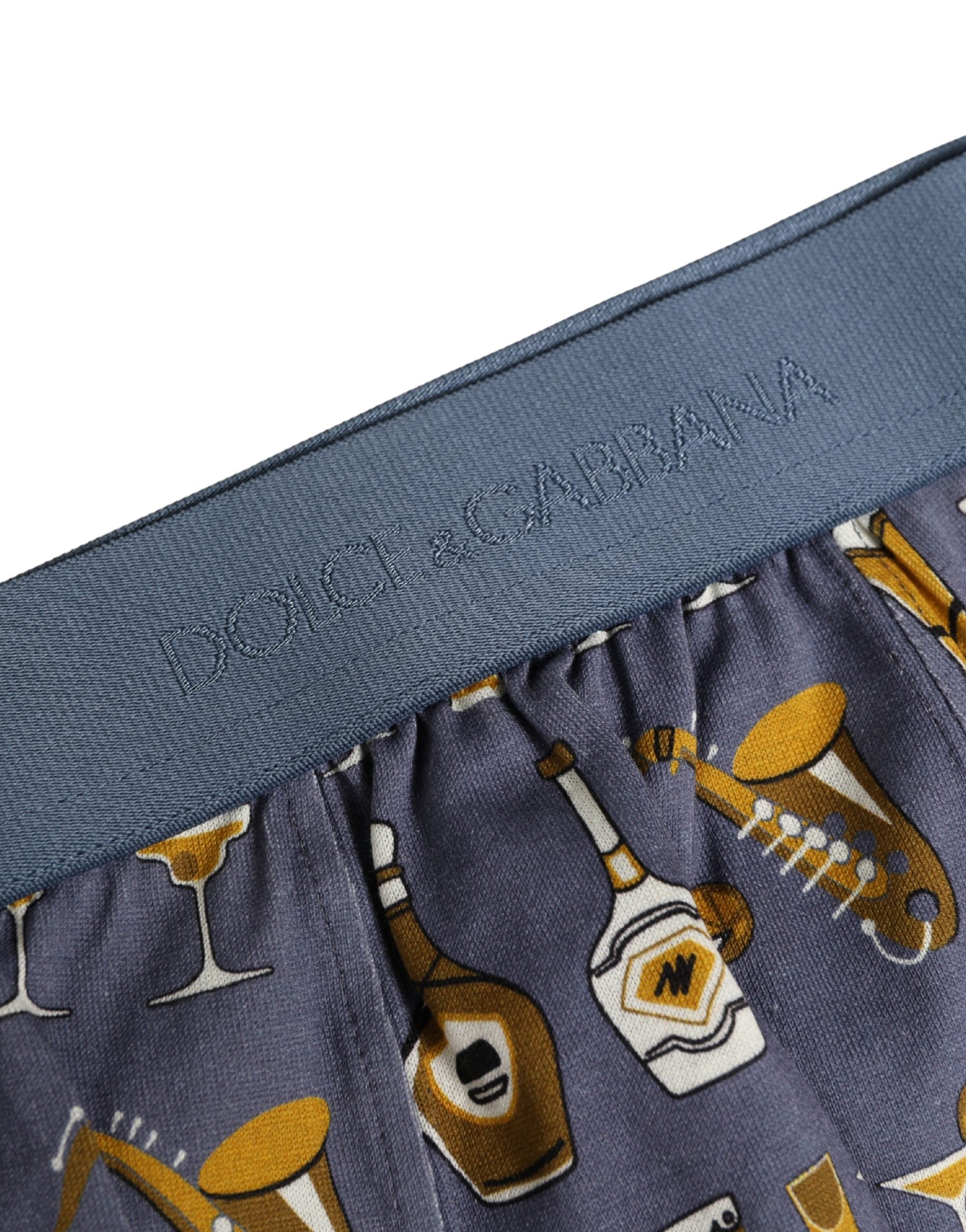 Dolce & Gabbana Graue Jazz Cocktail Herren Brando Slip Unterwäsche