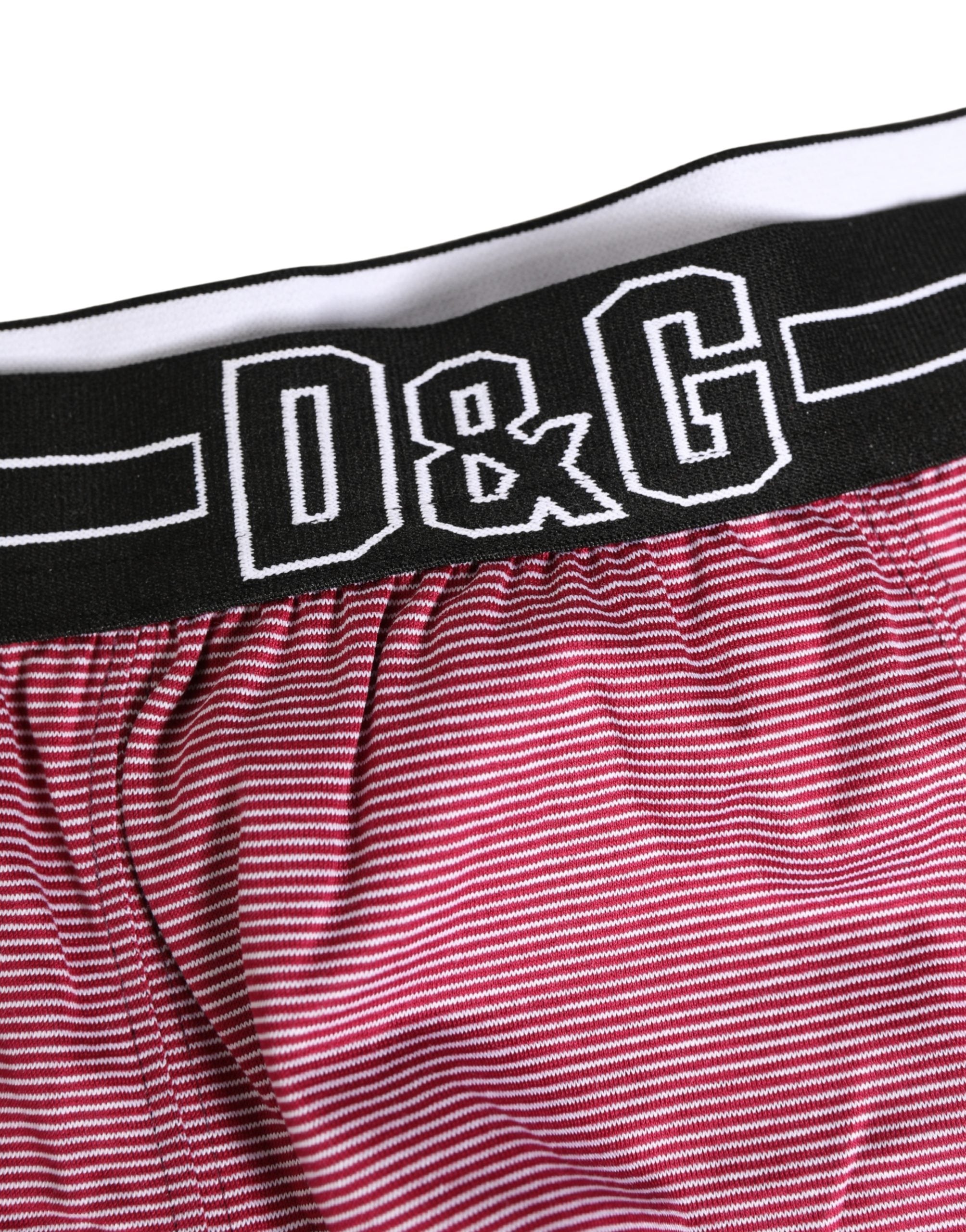 Dolce & Gabbana Pink D&G Logo Baumwoll Regular Boxershorts