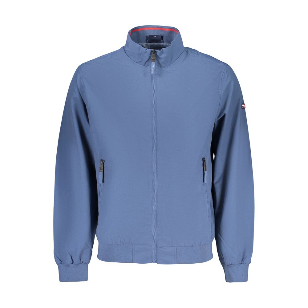 Norwegen 1963 Blaue Baumwoll-Herrenjacke