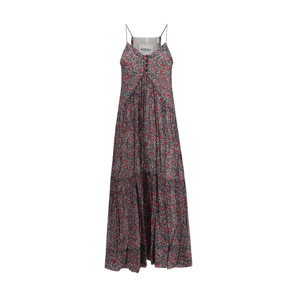Marant Etoile Purple Cotton Casual Dress