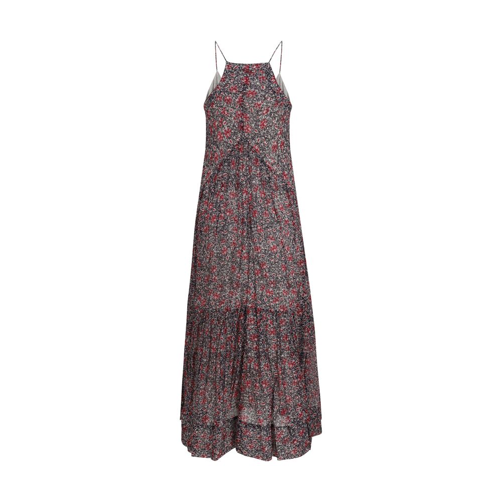 Marant Etoile Purple Cotton Casual Dress