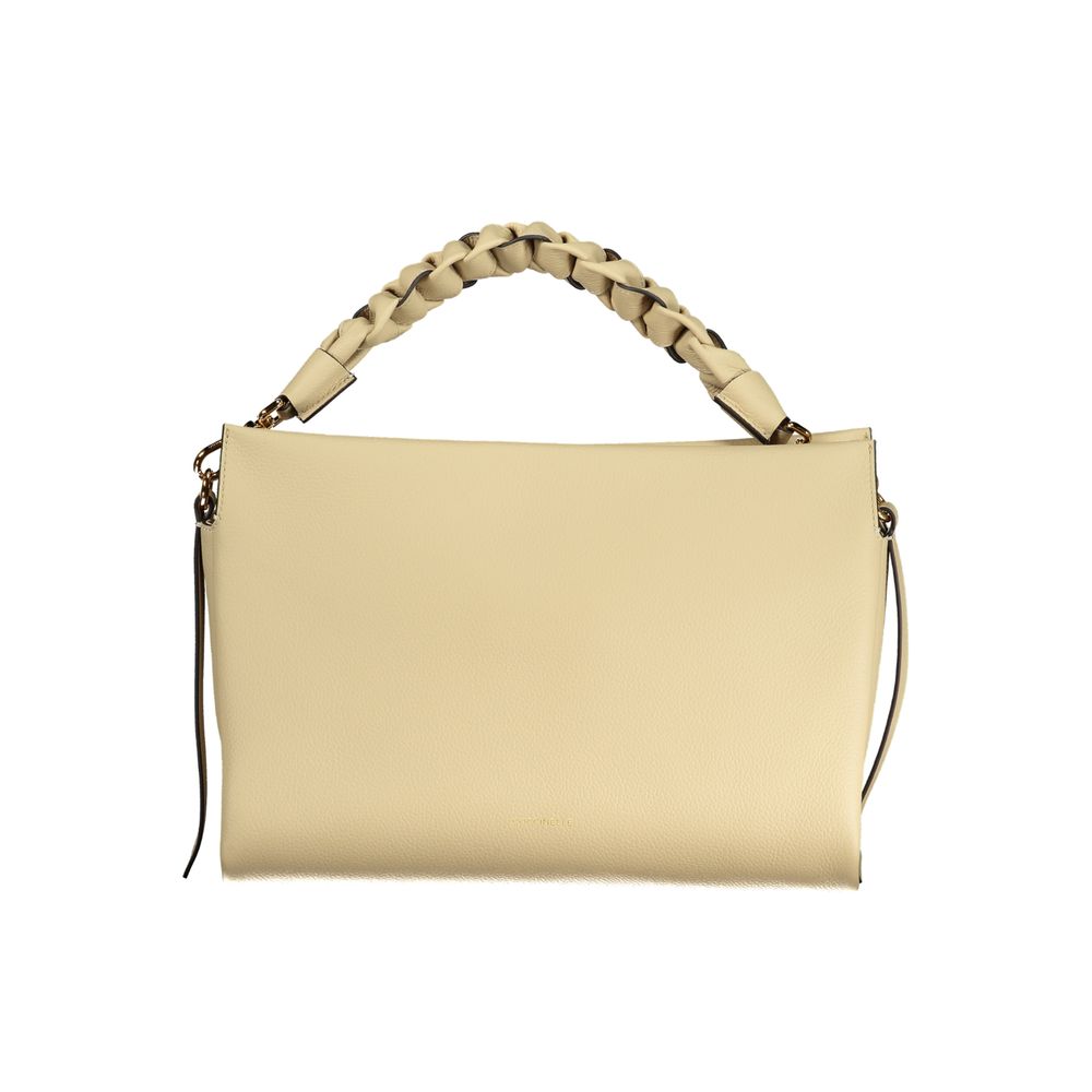 Sac à main femme Coccinelle en cuir beige