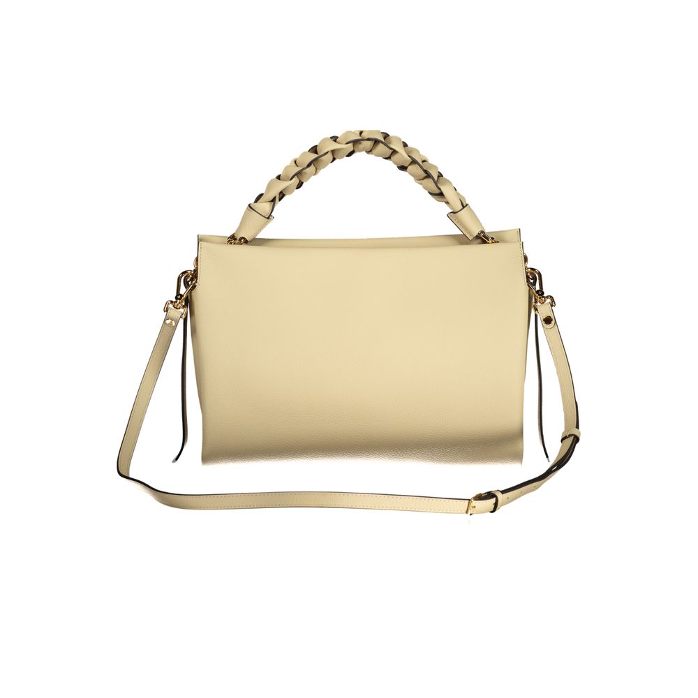 Sac à main femme Coccinelle en cuir beige
