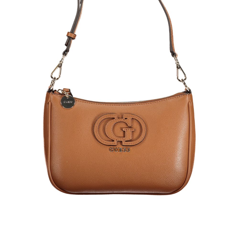 Guess Jeans Marrone Poliuretano Women Handbag