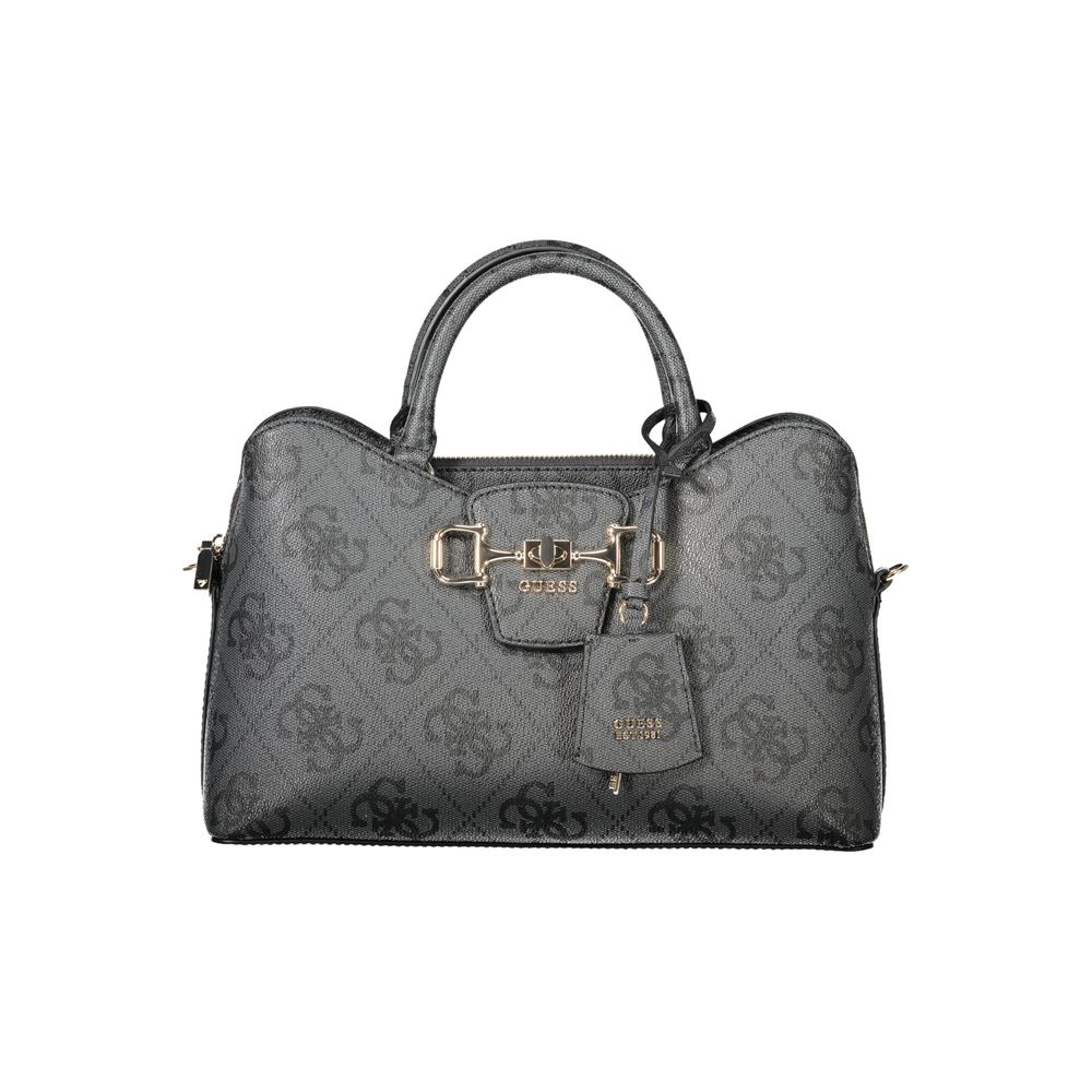 Guess Jeans "Black Polyurethane Women Handbag"