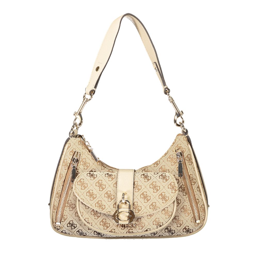Guess Jeans Beige Polyurethane Women Handbag