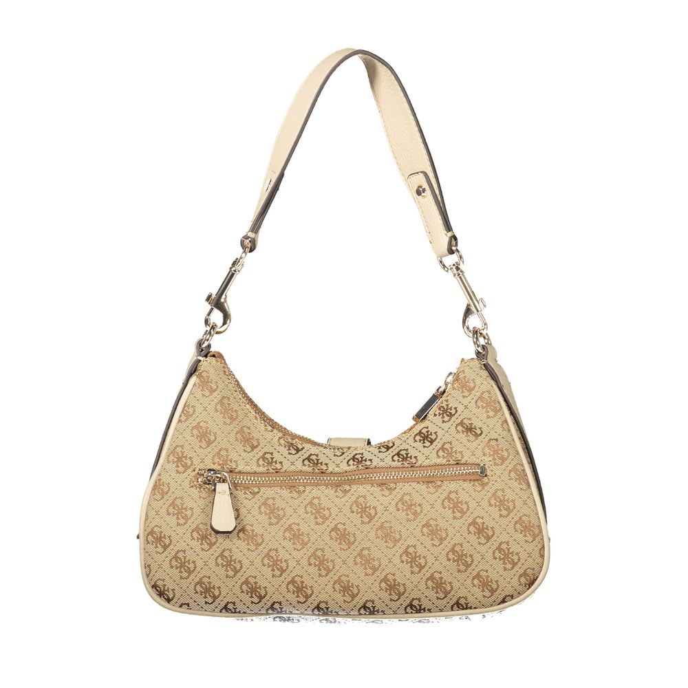 Guess Jeans Beige Polyurethane Women Handbag