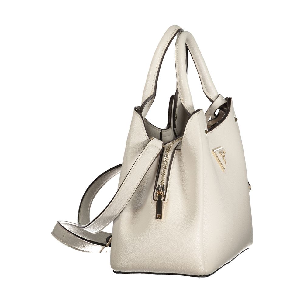 Guess Jeans Grau Polyurethan Damenhandtasche
