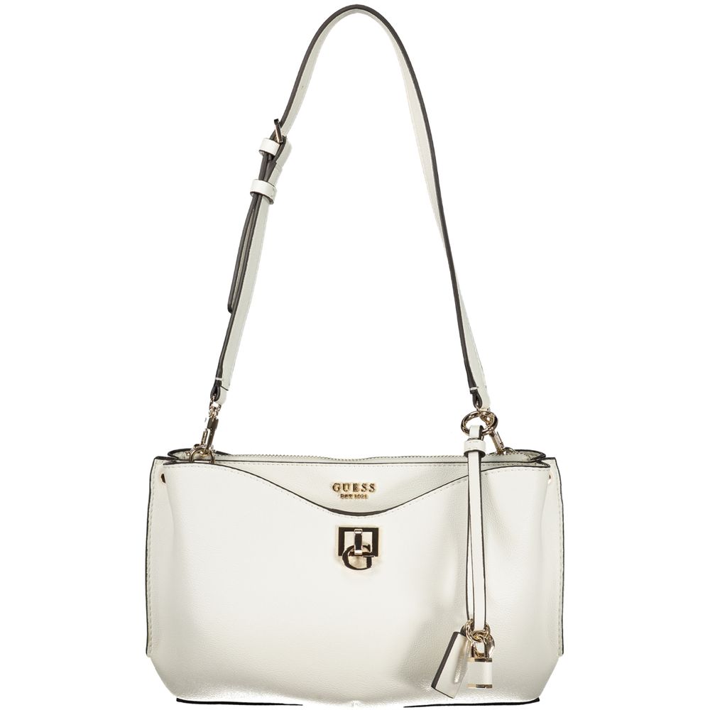 Guess Jeans White Polyethylene Handbag