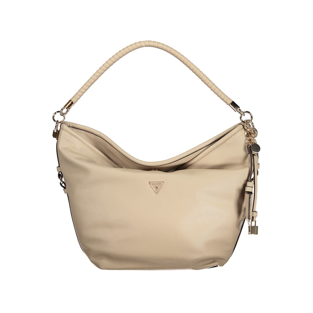 Guess Jeans Beige Polyurethane Women Handbag