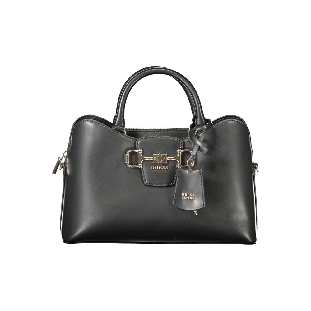 Guess Jeans Black Polyurethane Women's Handbag
