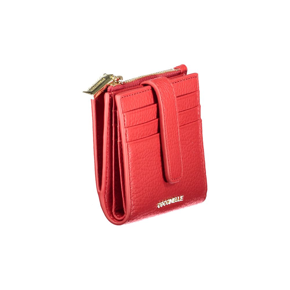 Coccinelle Rosso Leder Damen Geldbörse