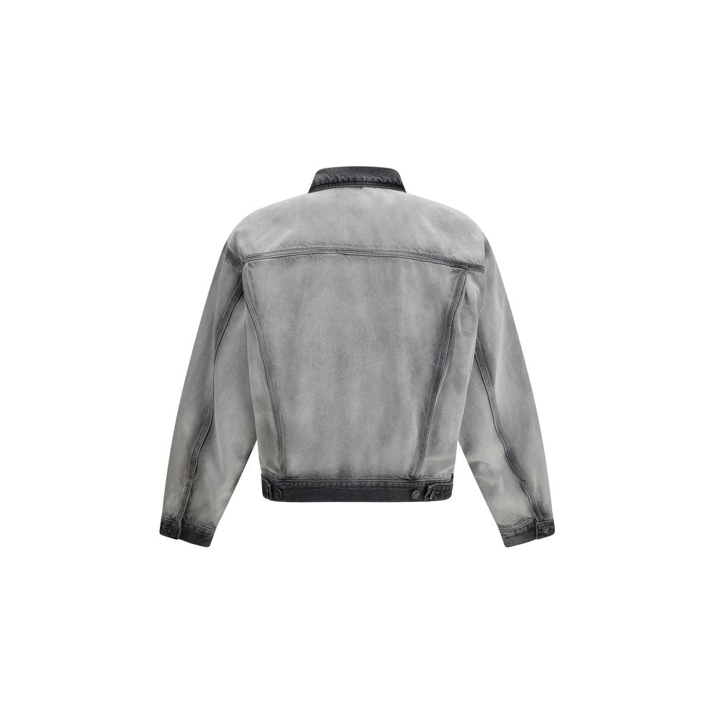 Veste en jean Diesel gris coton