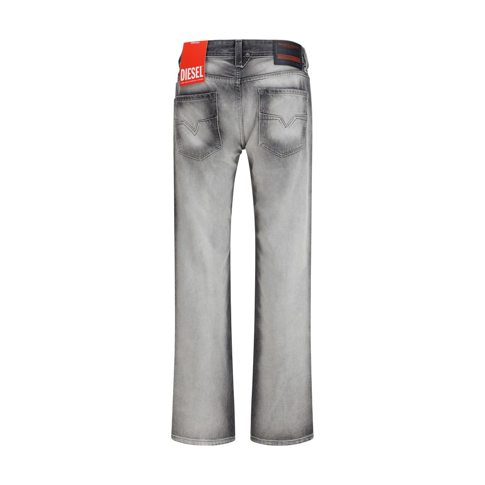 Jean bootcut en coton gris Diesel