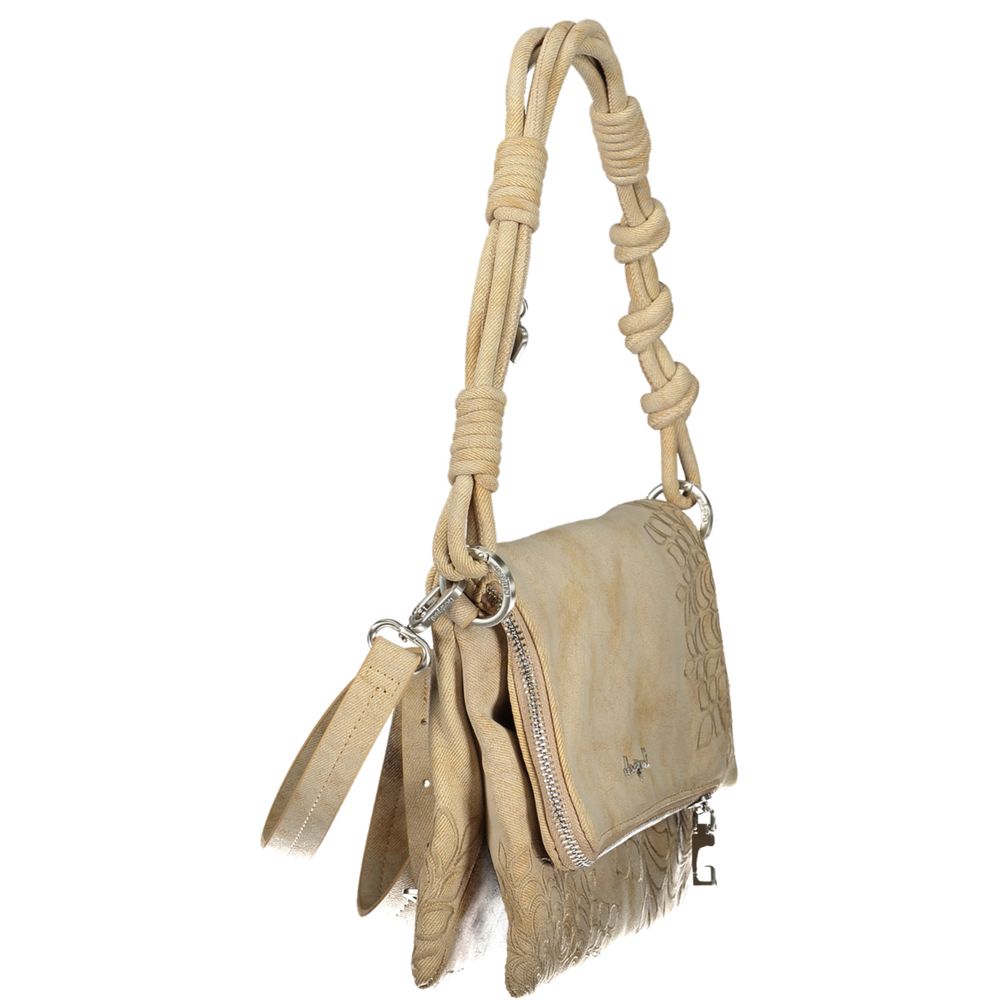 Desigual Beige Polyurethan Damenhandtasche