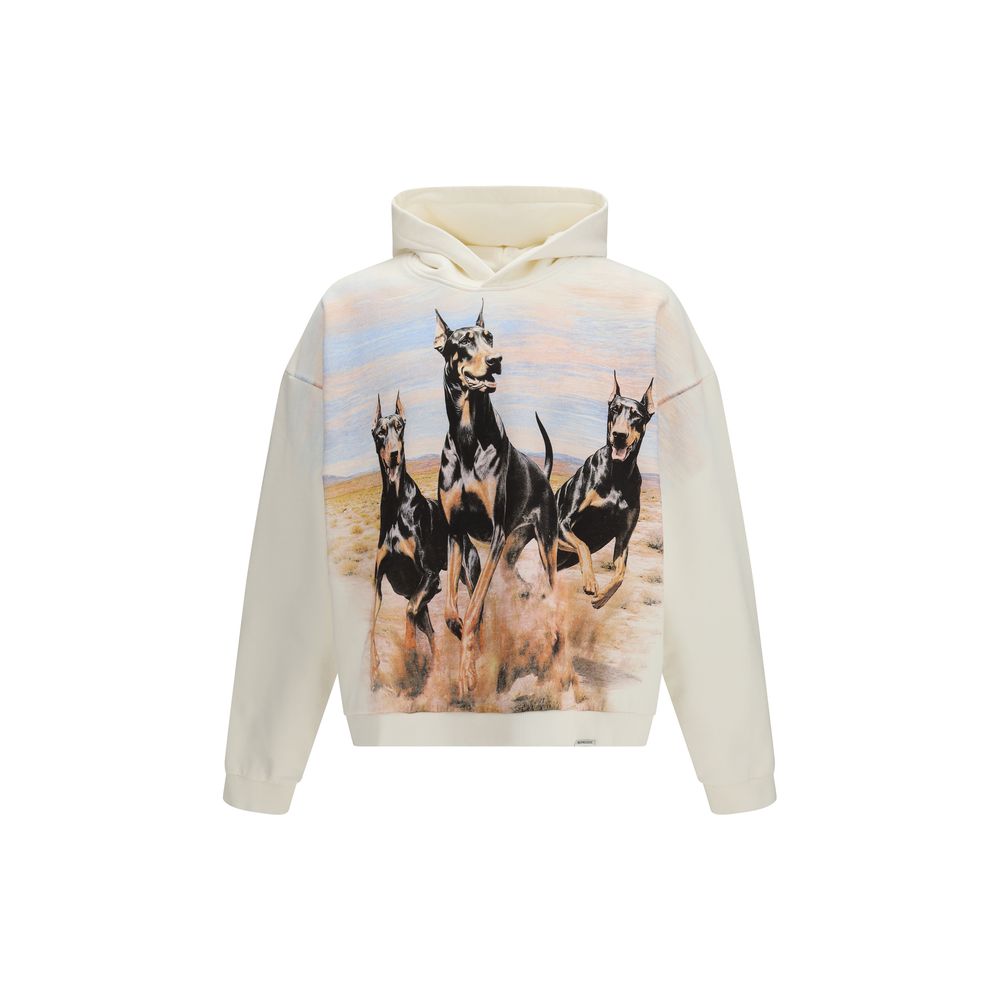 Représenter le sweatshirt en coton blanc