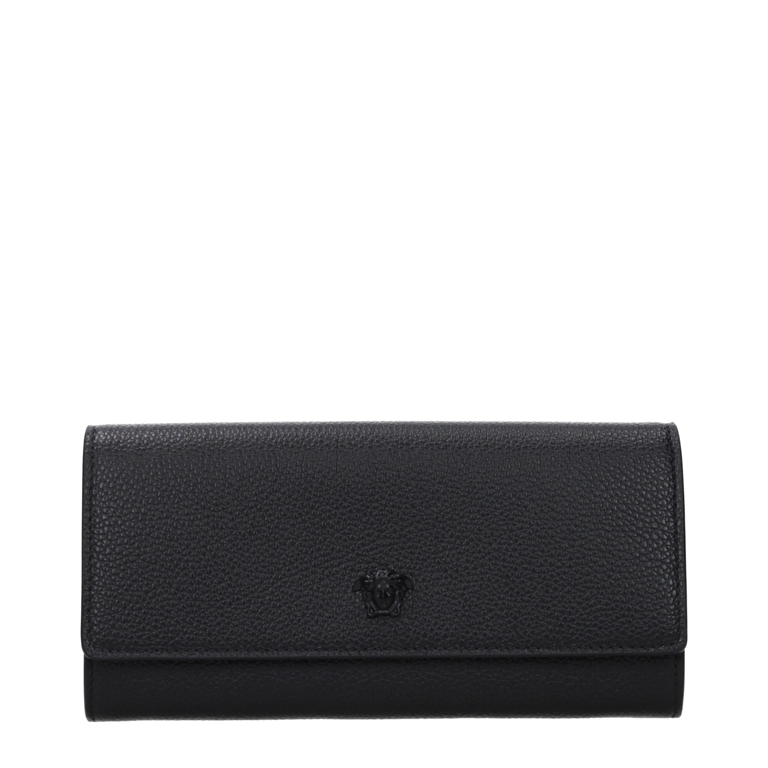 Versace Black Leather Wallet