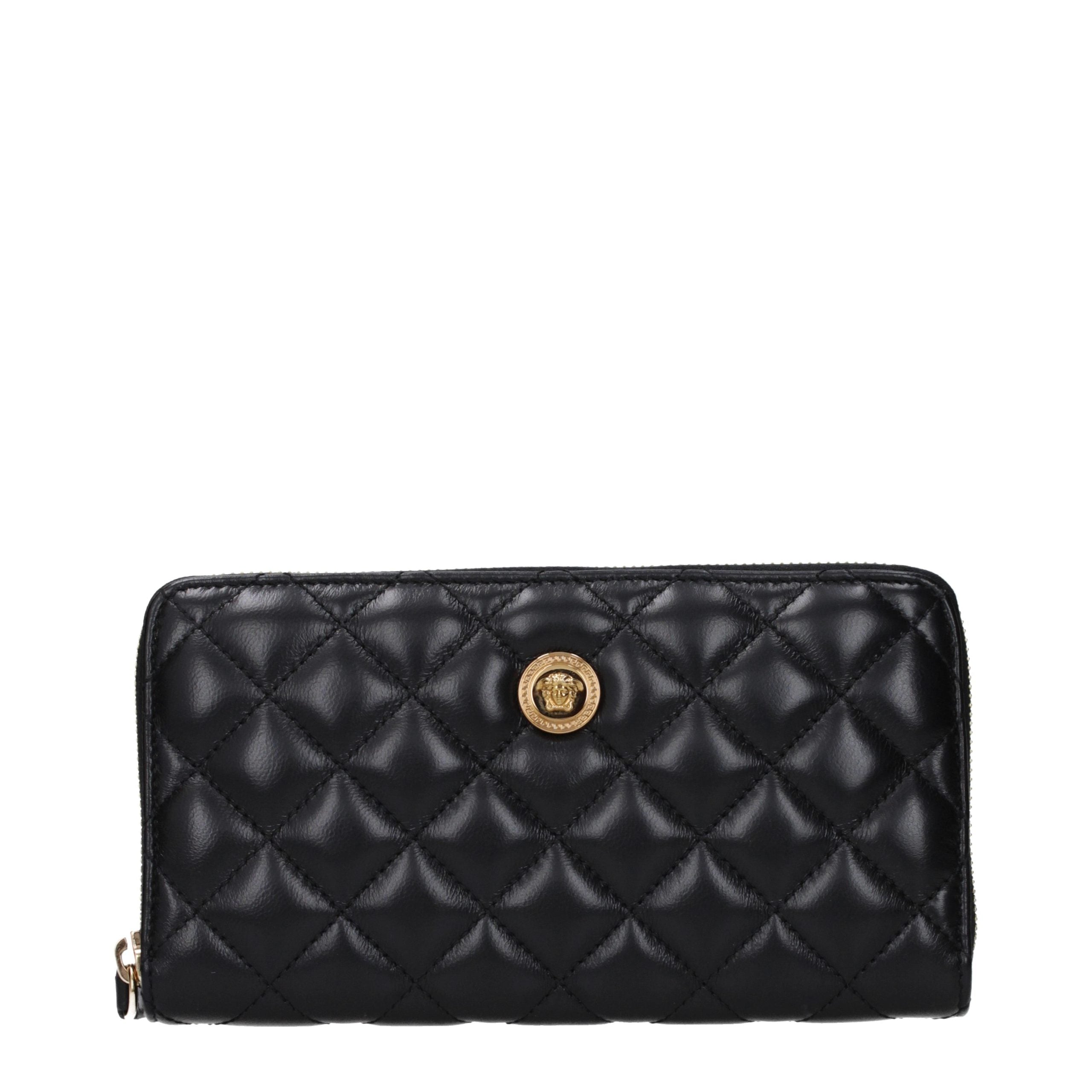 Versace Black Leather Wallet