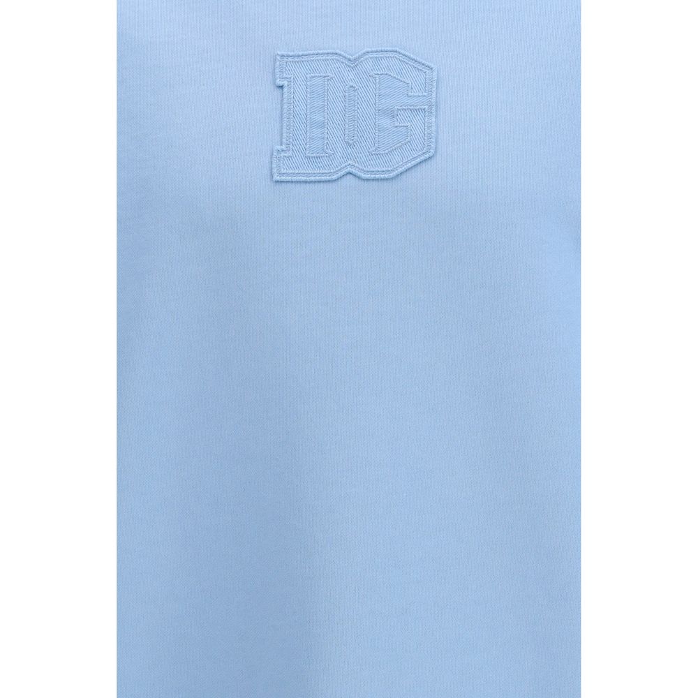 Dolce & Gabbana Blaues Baumwoll-Sweatshirt
