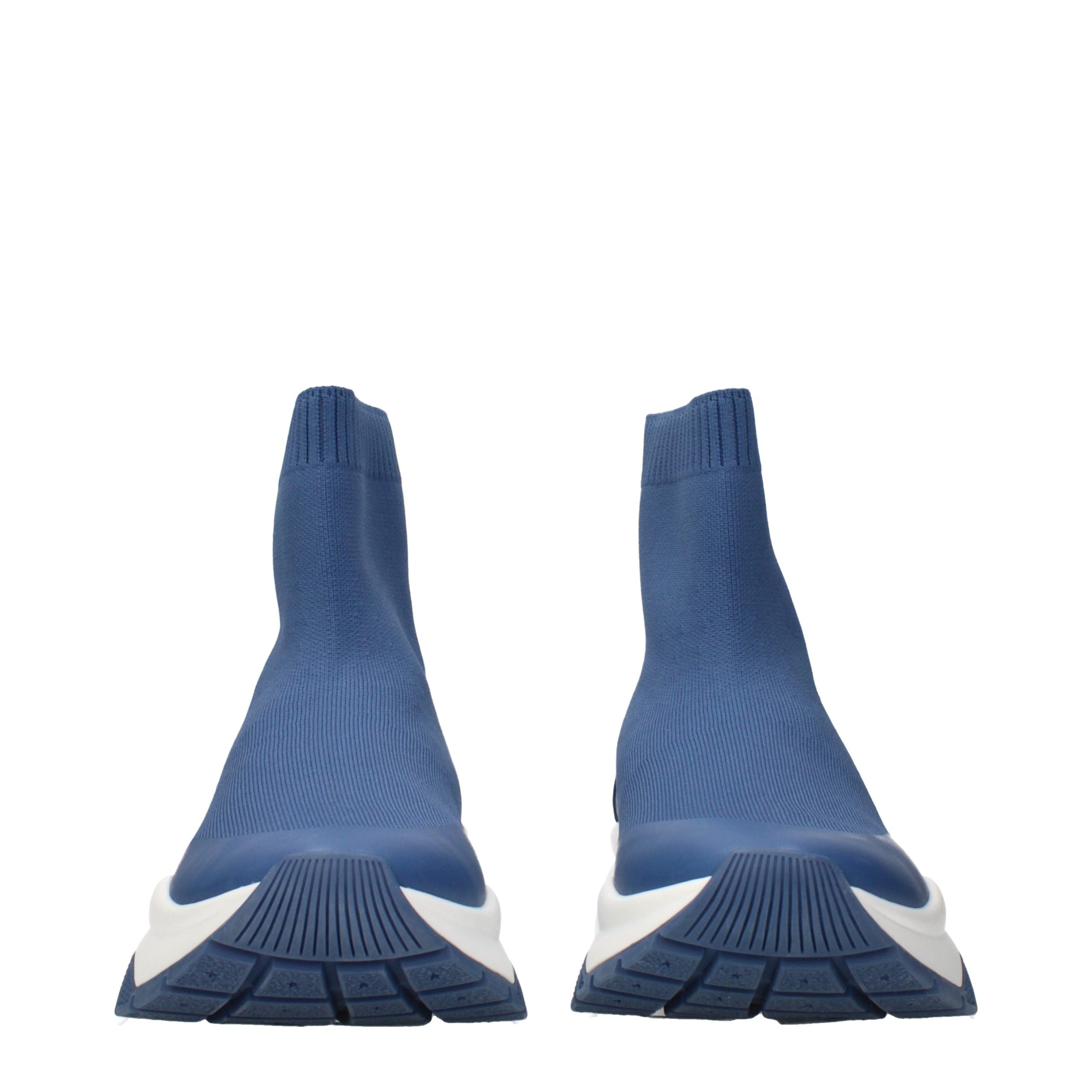 Jimmy Choo blaue Stiefeletten aus Stoff