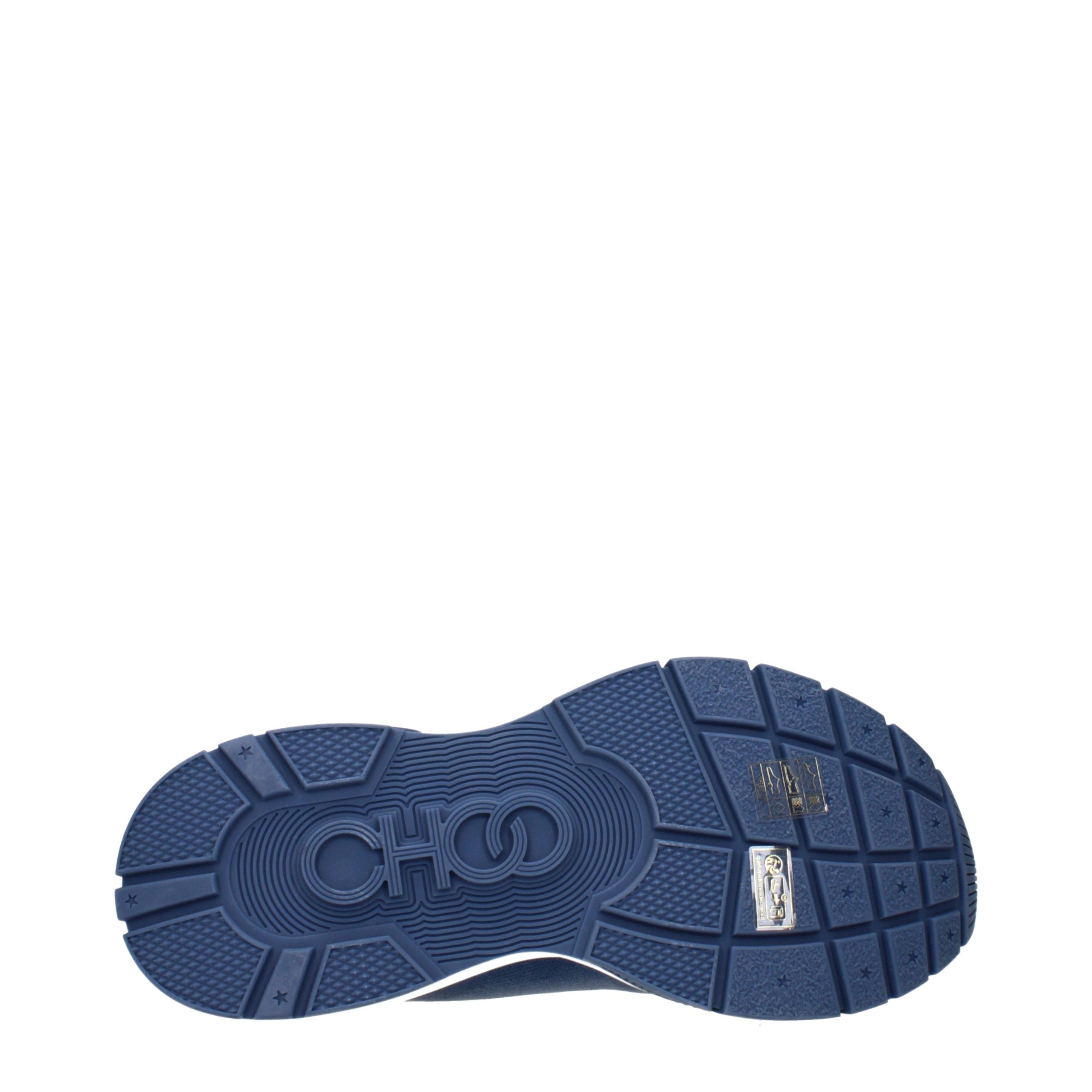 Jimmy Choo blaue Stiefeletten aus Stoff