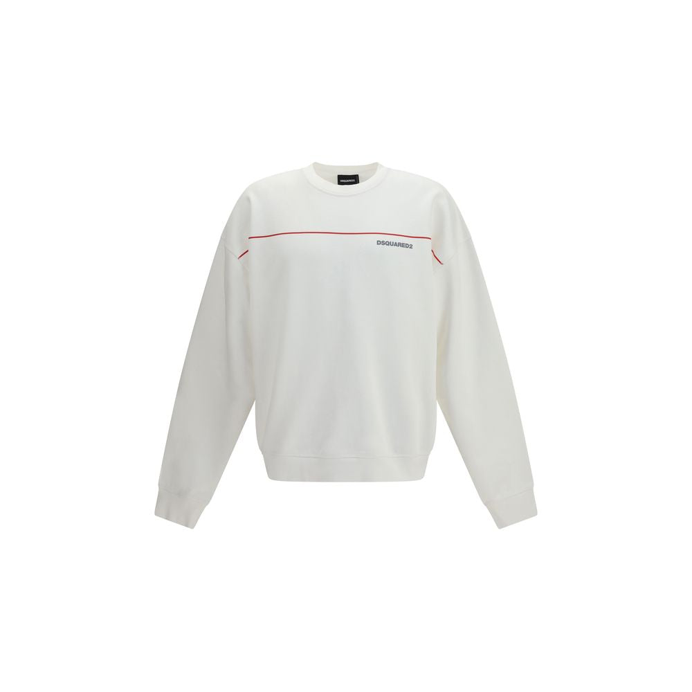 Dsquared² White Cotton Sweatshirt