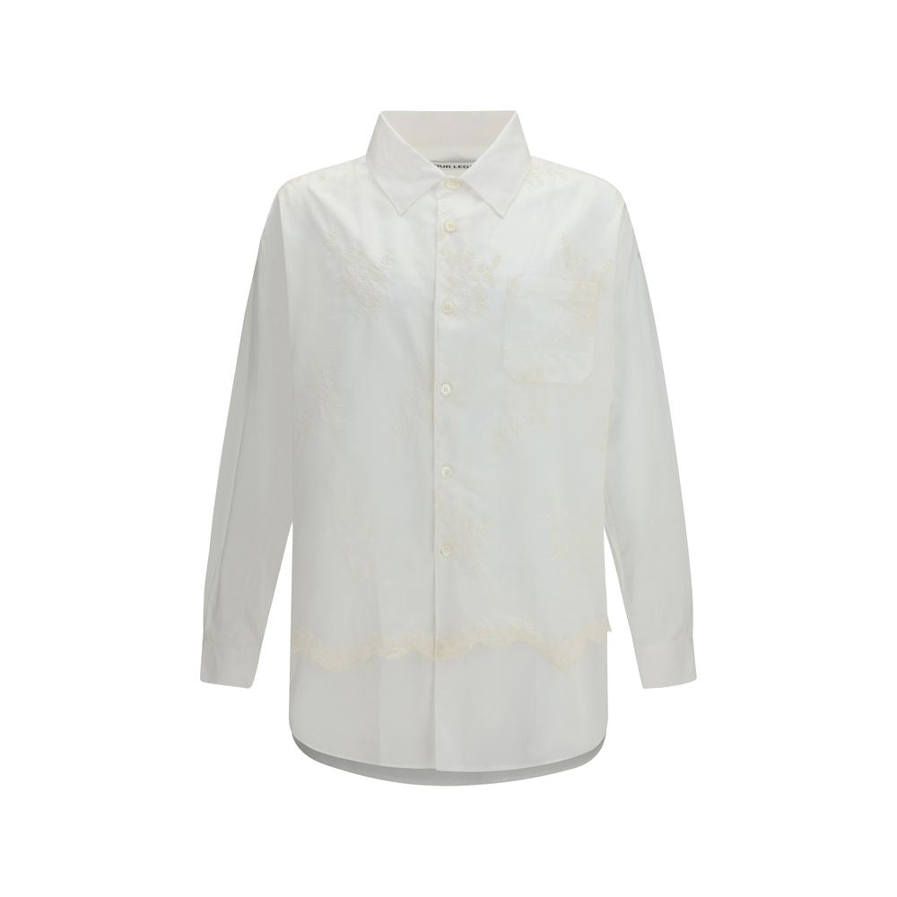 Notre chemise en coton blanc à motifs Legacy