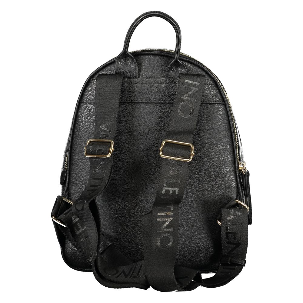 Valentino Damen-Rucksack aus schwarzem Polyurethan