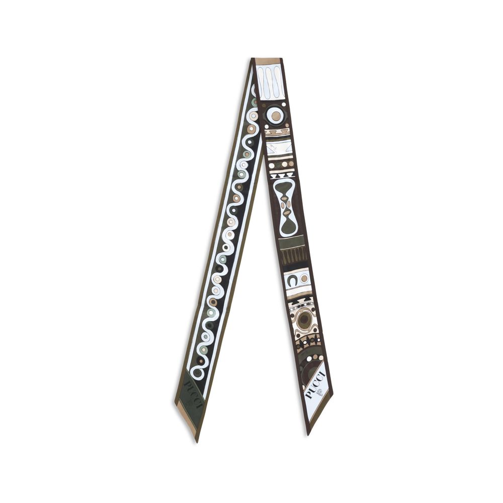 Emilio Pucci Multicolor Silk Scarf