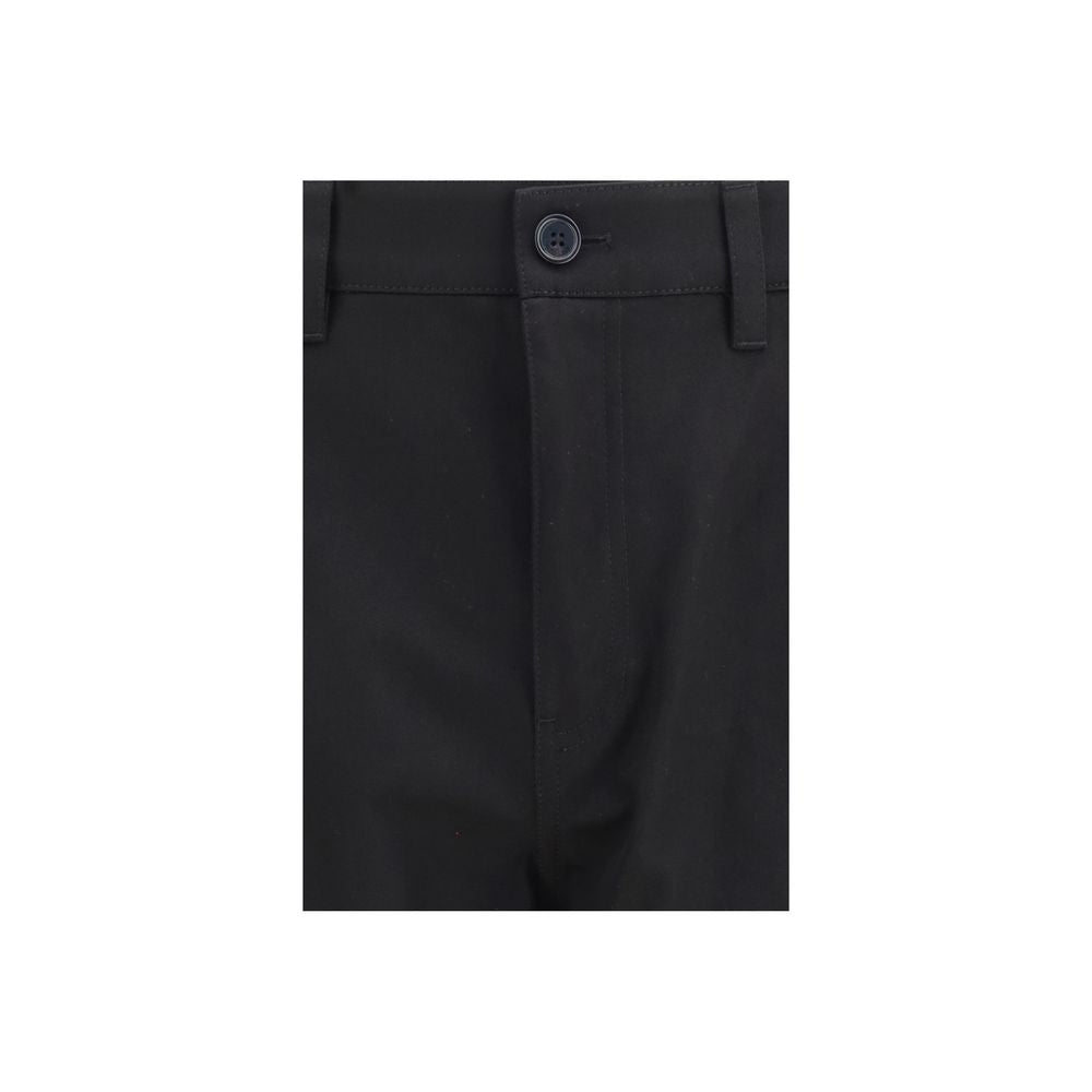 Burberry Chino Hose aus schwarzer Baumwolle