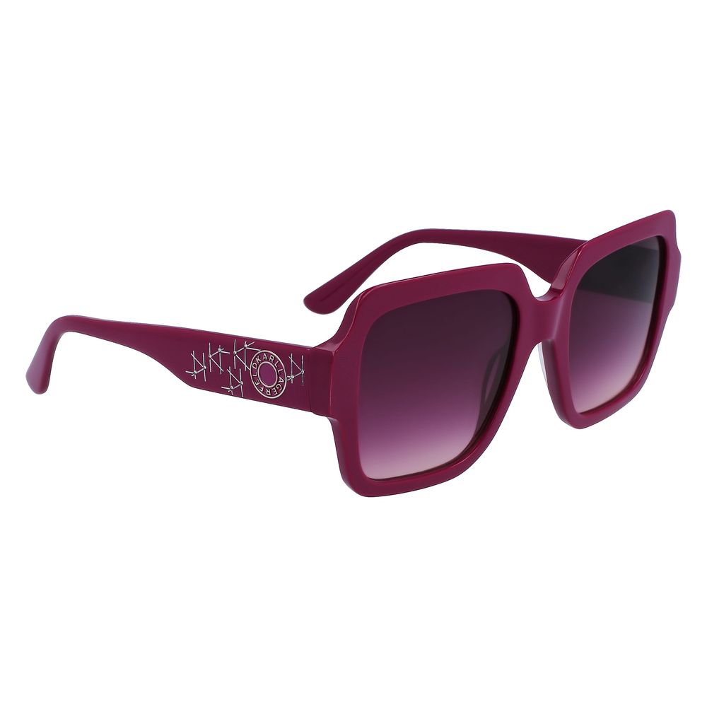 Karl Lagerfeld Sonnenbrille aus grauem Azetat