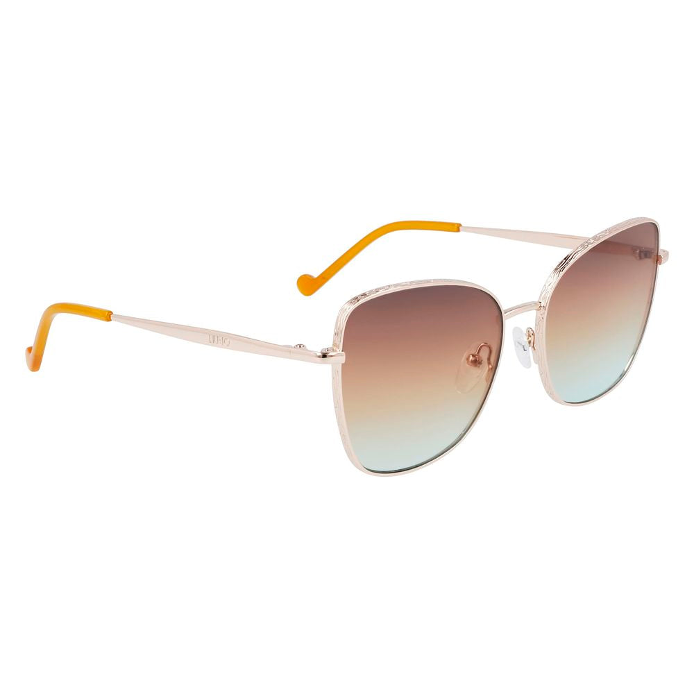 Lunettes de soleil Liu Jo en métal doré