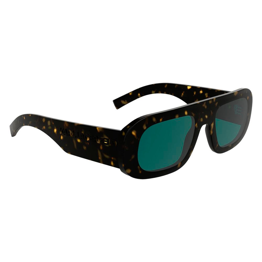 Lunettes de soleil injectées marron Karl Lagerfeld