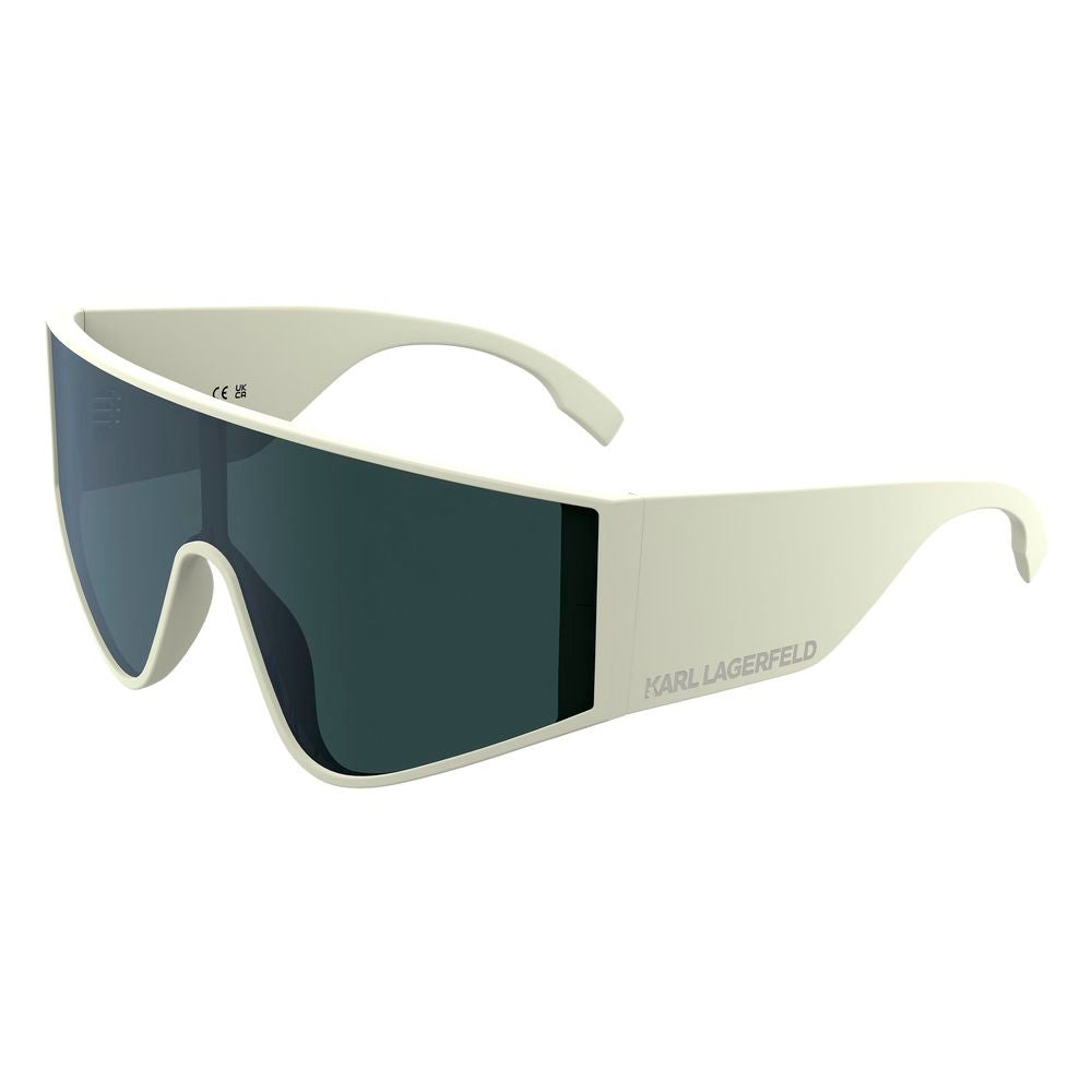 Lunettes de soleil injectées blanches Karl Lagerfeld