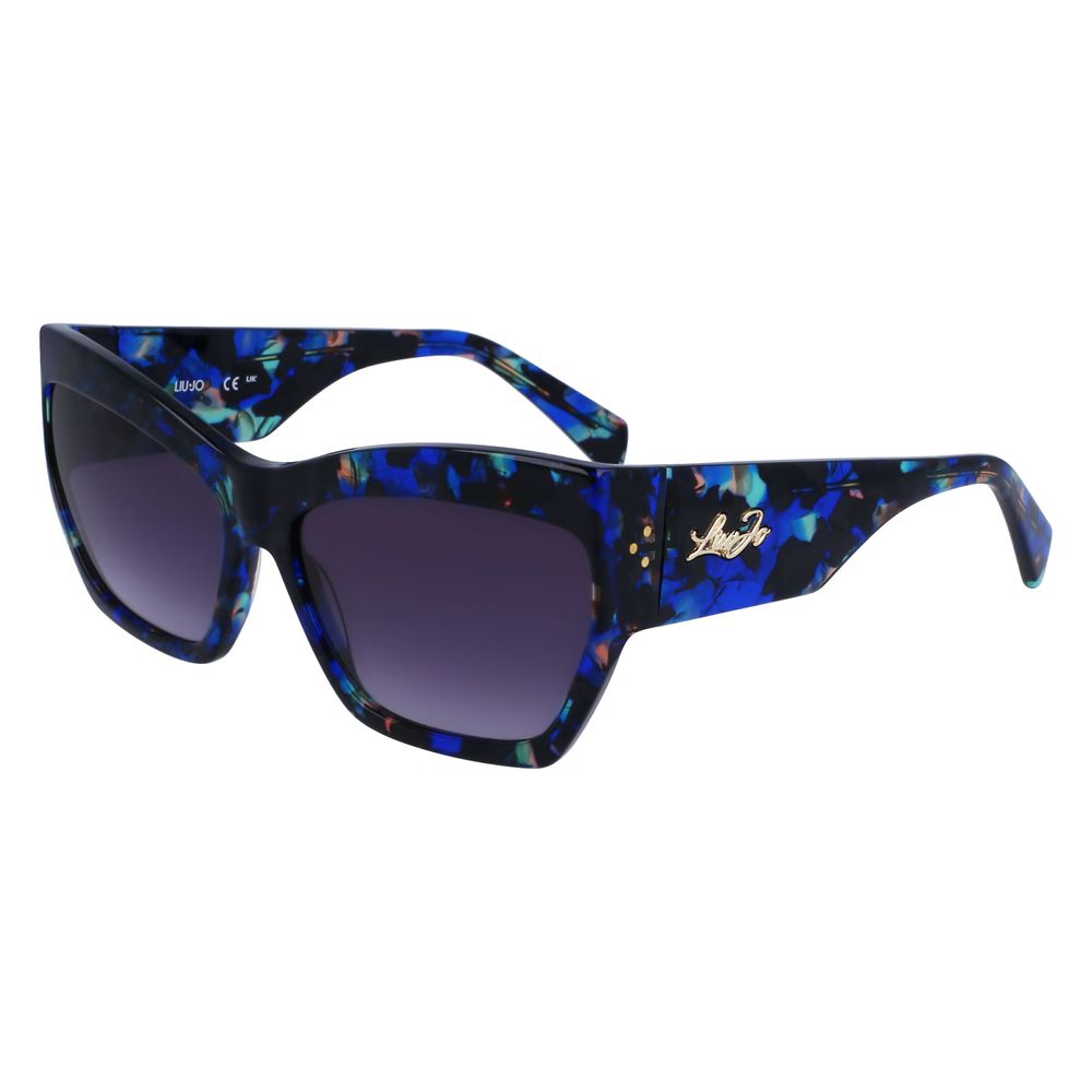 Lunettes de soleil Liu Jo en acétate bleu