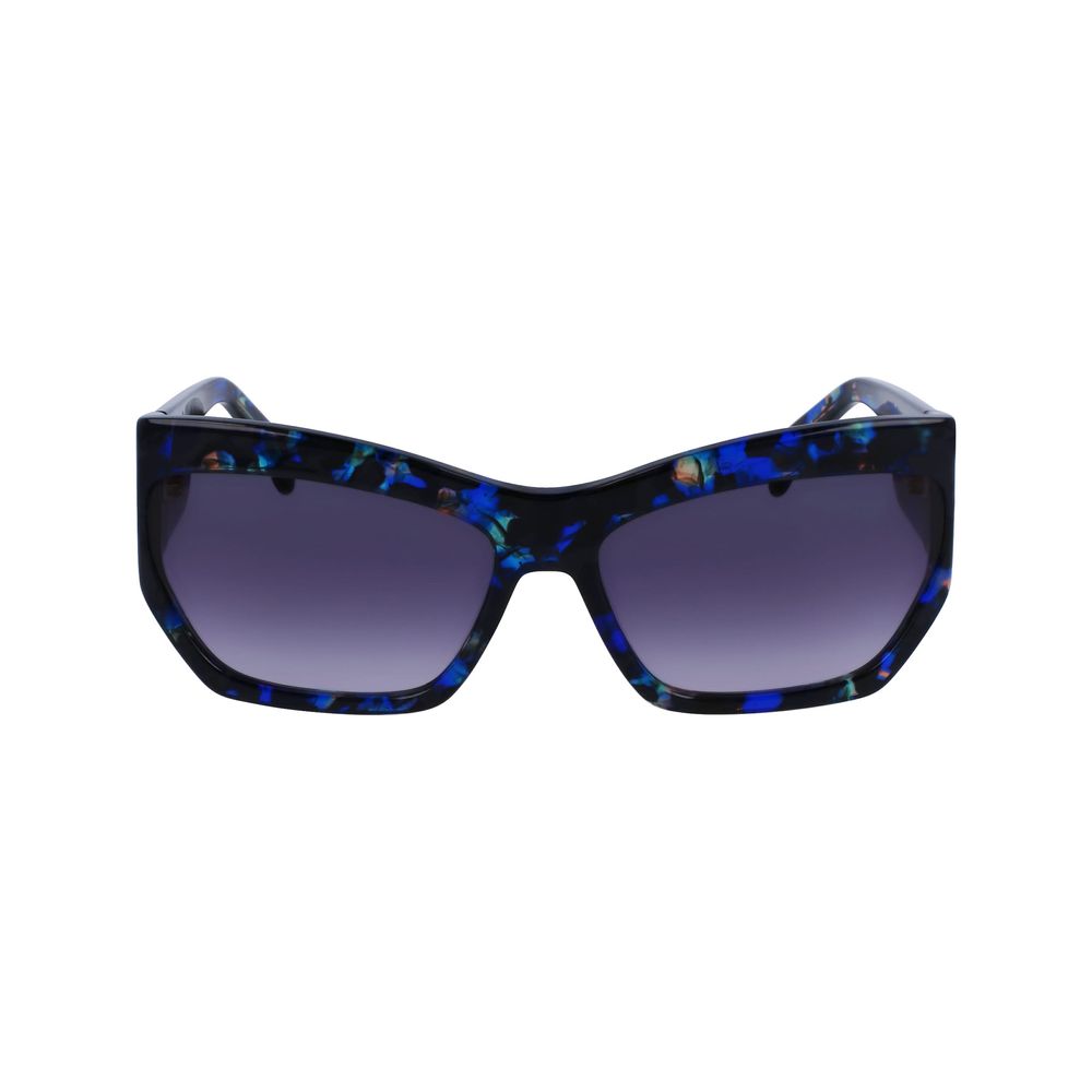 Lunettes de soleil Liu Jo en acétate bleu