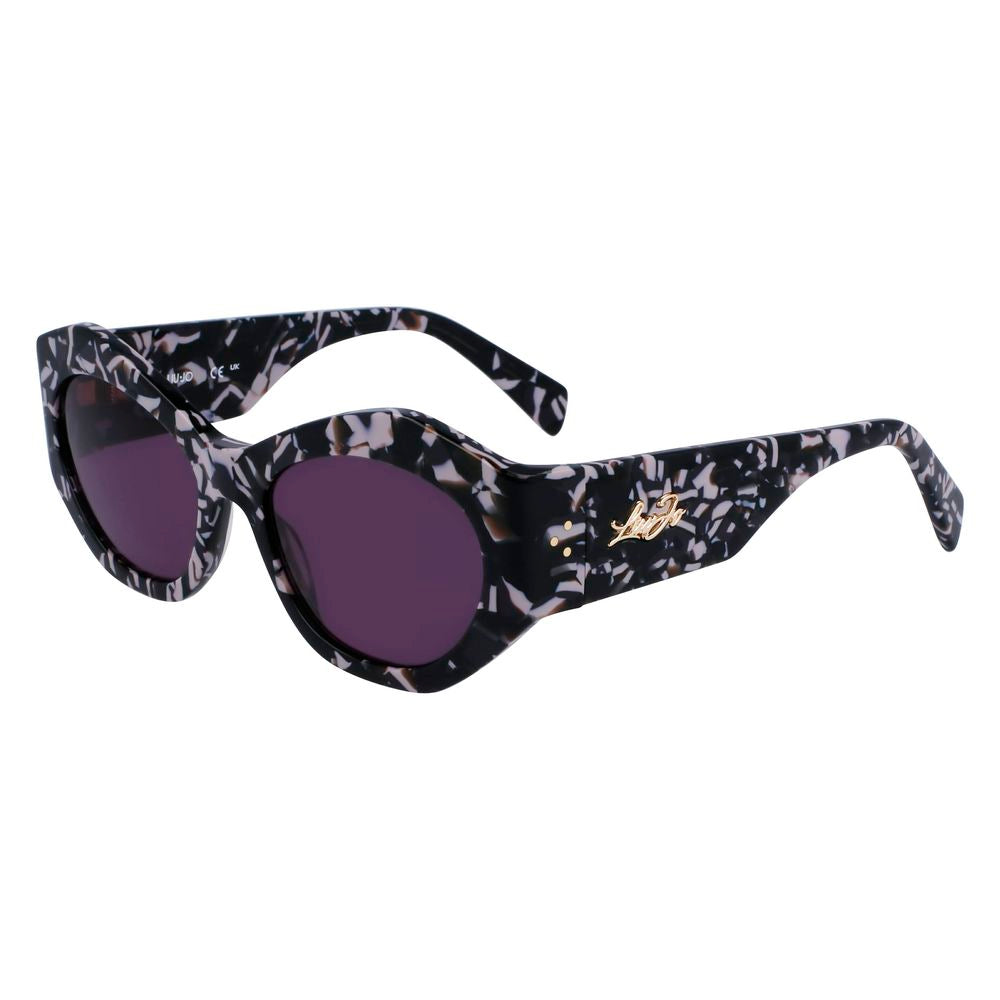 Lunettes de soleil Liu Jo noires en acétate