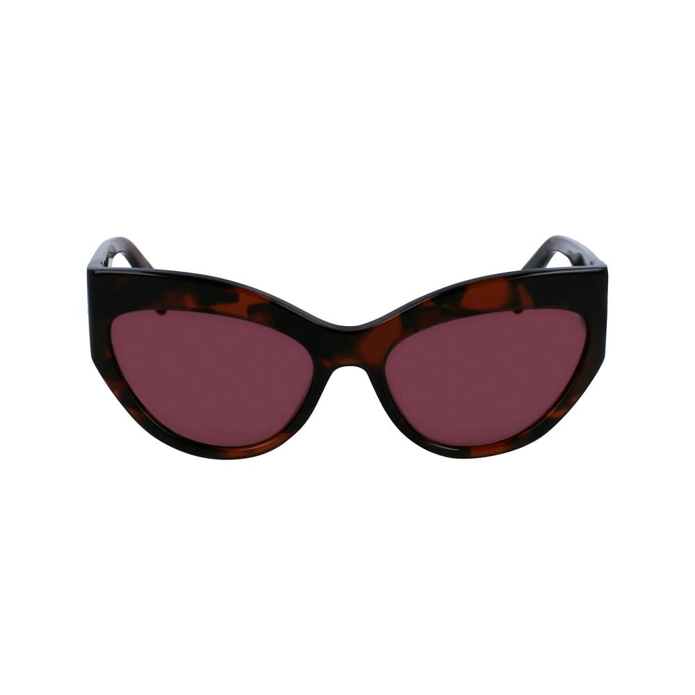 Lunettes de soleil Liu Jo marron en acétate