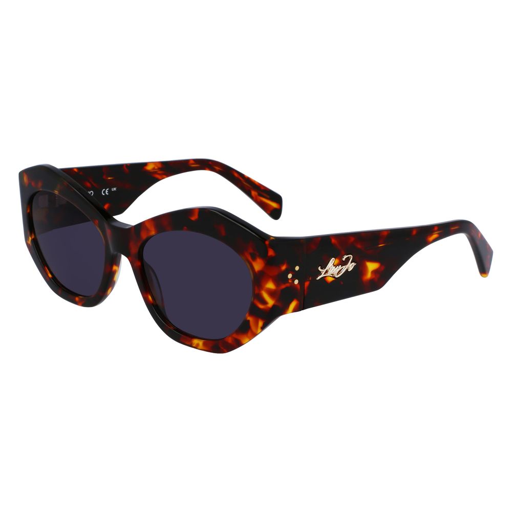 Lunettes de soleil Liu Jo marron en acétate
