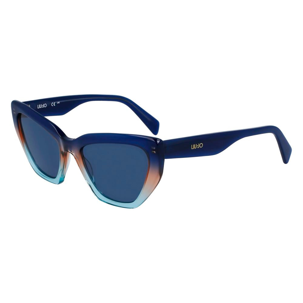 Lunettes de soleil Liu Jo en acétate bleu